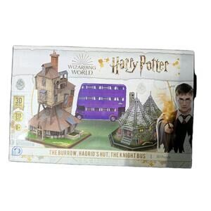Harry Potter 3D Wizarding World: The Burrow, Hagrid’s Hut, The Knight’s Bus.